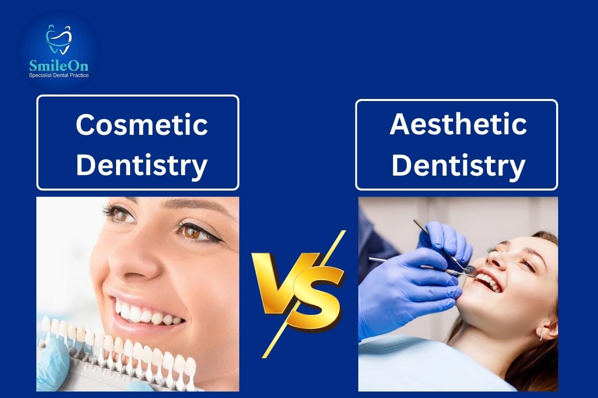 Cosmetic Dentistry vs Aesthetic Dentistry
