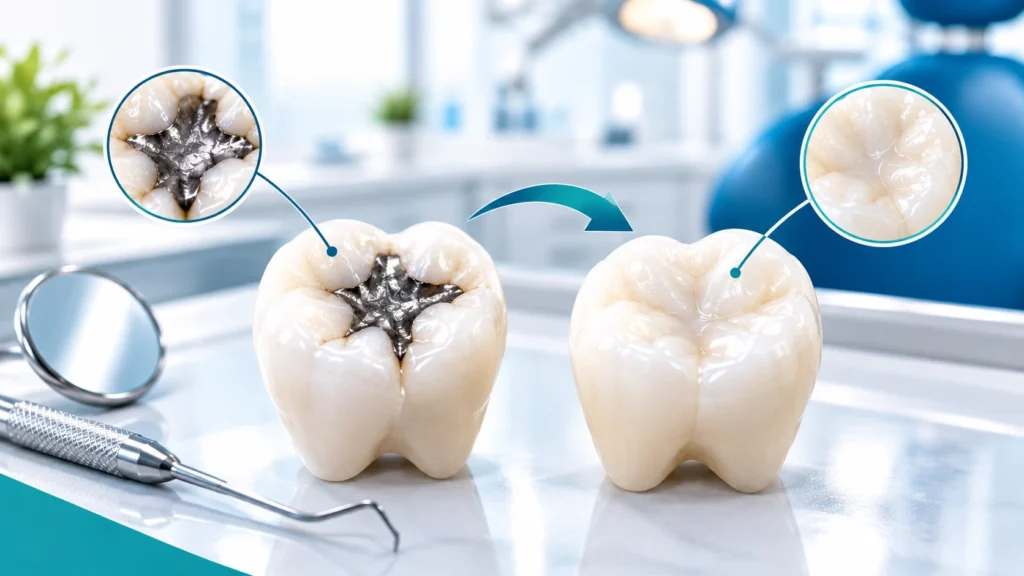 Amalgam Filling Replacement
